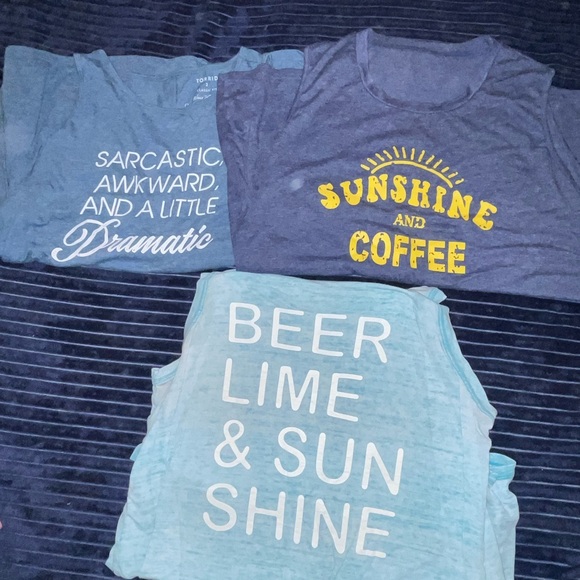 torrid | Tops | Graphic Tank Top Set With Fun Slogans | Poshmark